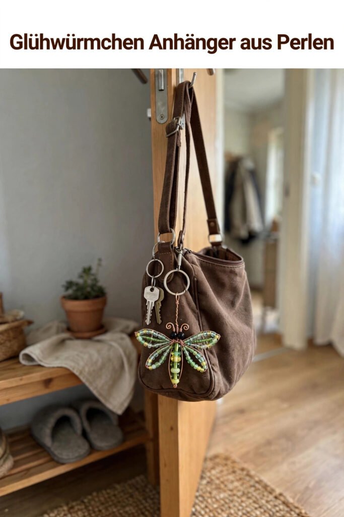 Glühwürmchen Anhänger aus Perlen
